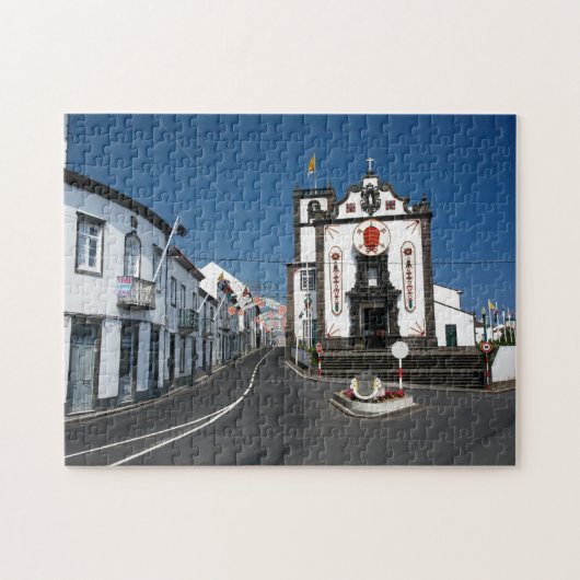 Kerk op de Azoren Legpuzzel (Horizontaal)