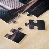 Kerk op een heuvel met Psalm 15:1-2 Legpuzzel (Zijkant)