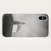 Kerk op een heuvel zwart-wit Case-Mate iPhone case (Achterkant (horizontaal))