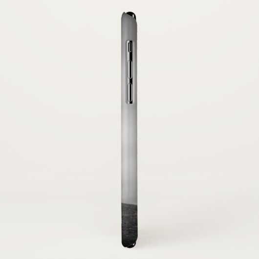 Kerk op een heuvel zwart-wit Case-Mate iPhone case (Achterkant/links)