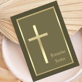 Kerk Ordinatie Uitnodiging Kruis Uitnodiging