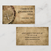 Kerk / Organisatie Ouder Kruis Visitekaartje (Voorkant / Achterkant)