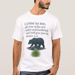 Kerk Over Angst Christelijk T-Shirt – Mattheüs