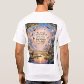 Kerk Over Angst Christelijk T-Shirt – Mattheüs (Achterkant)