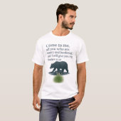 Kerk Over Angst Christelijk T-Shirt – Mattheüs (Voorkant volledig)