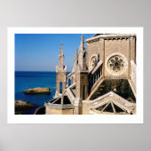 Kerk over de oceaan poster (Voorkant)