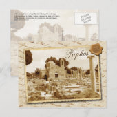 Kerk Panagia Chrysopolitissa, Paphos, Cyprus Briefkaart (Voorkant / Achterkant)