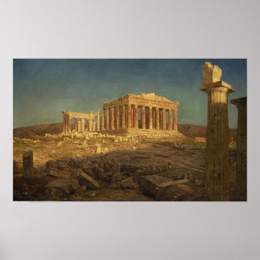 Kerk - Parthenon 1871 Poster (Voorkant)
