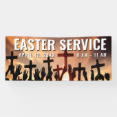 Kerk Pasen Service Time Banner (Horizontaal)