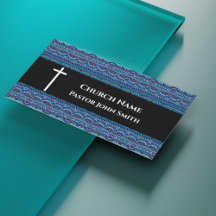 Kerk Pastoor Blauw Abstract Christelijk
