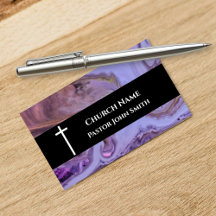 Kerk Pastoor Paarse Marmer Christelijk