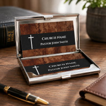Kerk Pastoor RUSTIC Lederen Christelijk