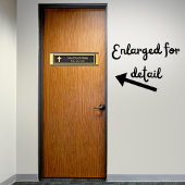 Kerk Pastor Classy Goud en Zwart Deurbordje