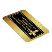 Kerk Pastor Classy Goud en Zwart Magneet (Rechterzijde)