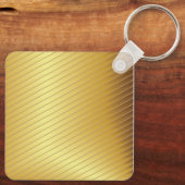 Kerk Pastor Classy Goud en Zwart Sleutelhanger (Achterkant)