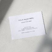 Kerk Pastor Modern Minimal Cross Faith Navy Visitekaartje