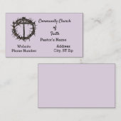 Kerk/pastor Visitekaartje (Voorkant / Achterkant)