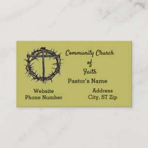 Kerk/pastor Visitekaartje