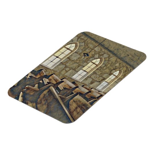 Kerk Pew Magnet Magneet (Linkerzijde)