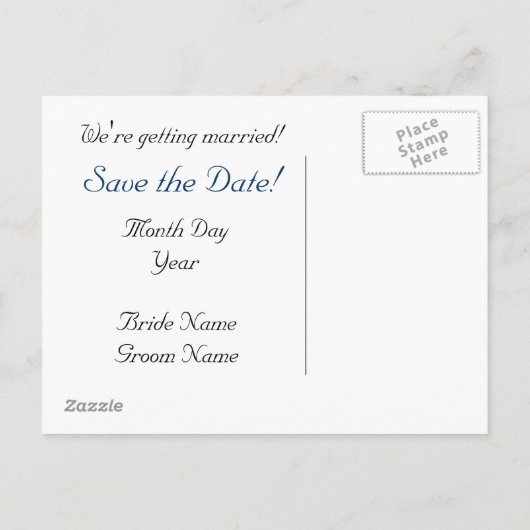 Kerk Regenboog Save the Date Aankondigingskaart (Achterkant)