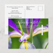 Kerk religieuze Pasen Briefkaart (Voorkant / Achterkant)