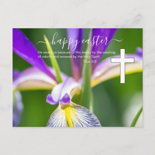 Kerk religieuze Pasen Briefkaart (Voorkant)