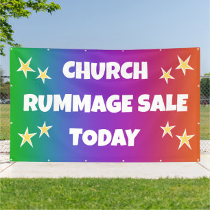 Kerk Rommelmarkt! Regenboog Banner