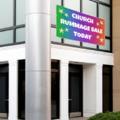 Kerk Rommelmarkt! Regenboog Banner (Buitenkant Gebouw)