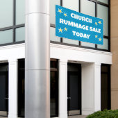 Kerk Rommelmarkt Verkoop! Banner (Buitenkant Gebouw)