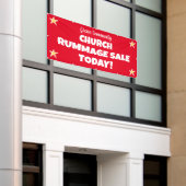 Kerk Rummage Sale! Aangepaste banner (Buitenkant Gebouw)