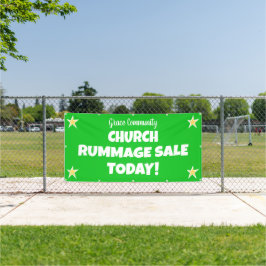 Kerk Rummage Sale! Aangepaste banner