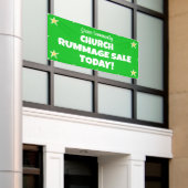 Kerk Rummage Sale! Aangepaste banner (Buitenkant Gebouw)