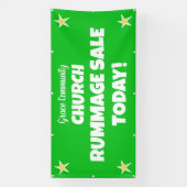 Kerk Rummage Sale! Aangepaste banner (Verticaal)