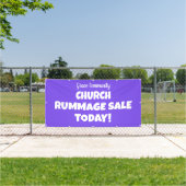 Kerk Rummage Sale! Gepersonaliseerde banner (Insitu)