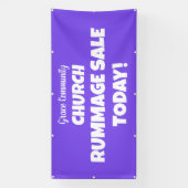 Kerk Rummage Sale! Gepersonaliseerde banner (Verticaal)