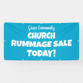 Kerk Rummage Sale! Gepersonaliseerde banner (Horizontaal)