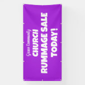 Kerk Rummage Sale! Gepersonaliseerde banner (Verticaal)