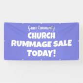 Kerk Rummage Sale! Gepersonaliseerde banner (Horizontaal)