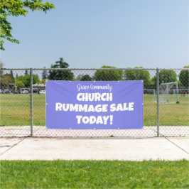 Kerk Rummage Sale! Gepersonaliseerde banner
