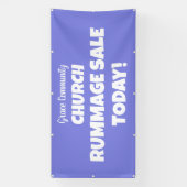 Kerk Rummage Sale! Gepersonaliseerde banner (Verticaal)