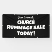 Kerk Rummage Sale! Gepersonaliseerde banner (Horizontaal)
