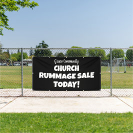 Kerk Rummage Sale! Gepersonaliseerde banner