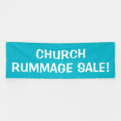 Kerk Rummage Sale! Grote banner (Horizontaal)