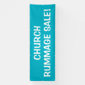 Kerk Rummage Sale! Grote banner (Verticaal)