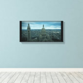 Kerk Sacré-Coeur op Montmartre Canvas Afdruk (Insitu (Houten vloer))