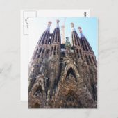 Kerk Sagrada Familia Briefkaart (Voorkant / Achterkant)