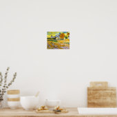 Kerk Saint-Paul-de-Mausole, Van Gogh Fine Art Poster (Keuken)