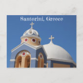 Kerk Santorini in Griekenland Briefkaart (Voorkant)