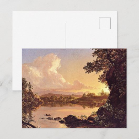 Kerk - Scène op de Catskill Creek, Briefkaart (Voorkant / Achterkant)