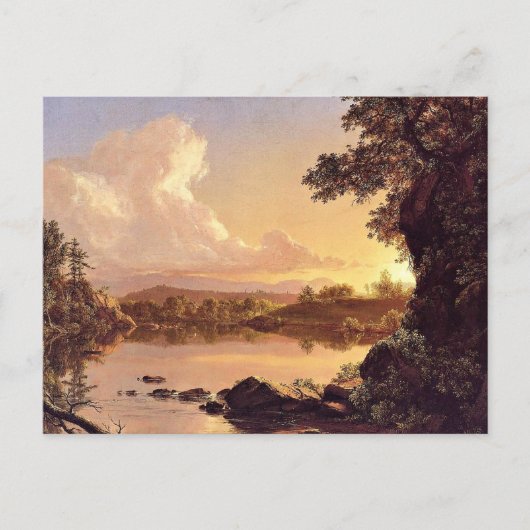Kerk - Scène op de Catskill Creek, Briefkaart (Voorkant)